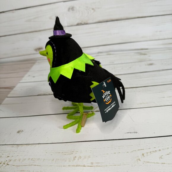Hyde & Eek! Halloween Featherly Friends Spellma Witch Bird Plush Decor 2024 - Picture 4 of 8